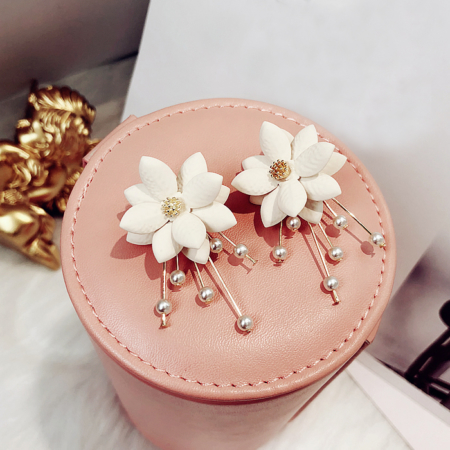 shell flower earrings